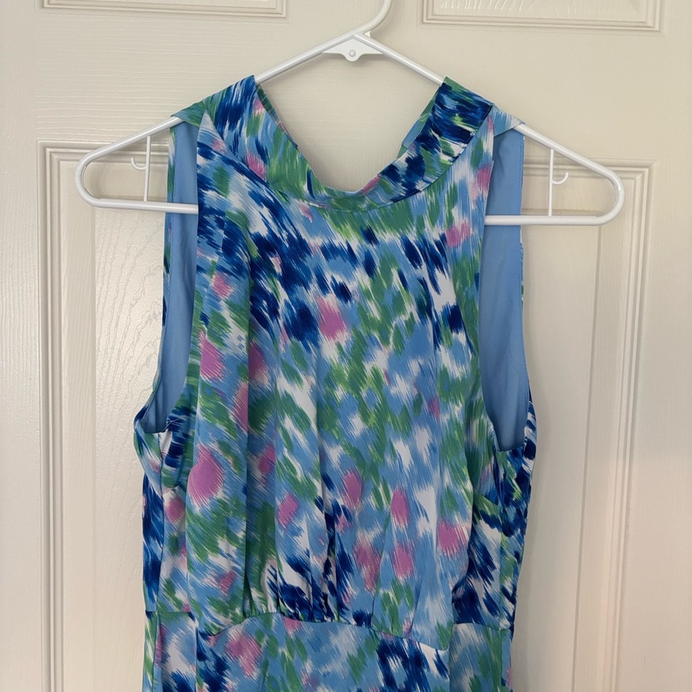 Sam Edelman blue watercolor dress